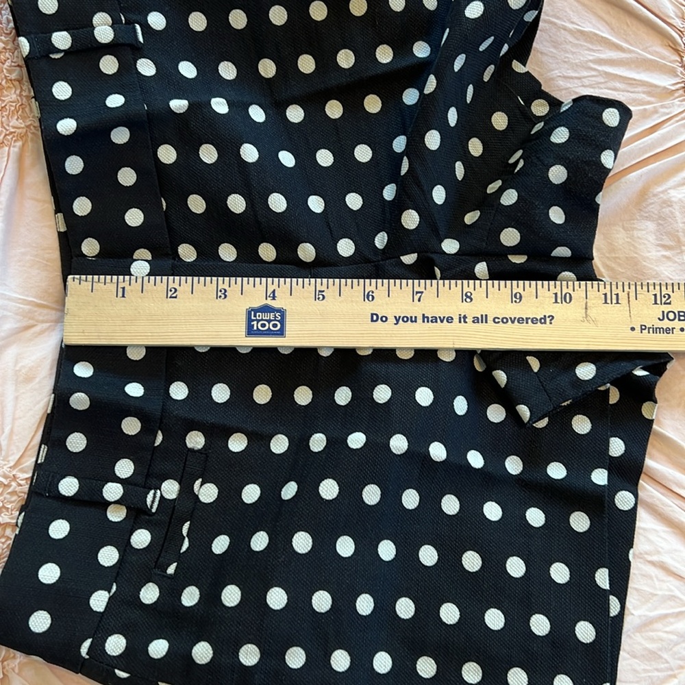 LOFT Black Polka Dot Shorts - Picture 11 of 16
